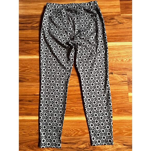 Sanctuary NWT runway geo-ponte' pull-on pants Retail $89 - L - Picture 3 of 9